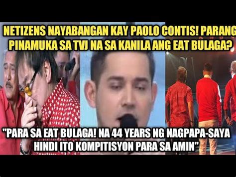 Eat Bulaga Paolo Contis Pinamuka Sa Tvj Na Sila Ang Original Na Eat