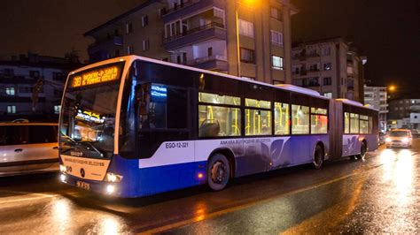 Hour Transportation With Ego Buses Starts In Ankara