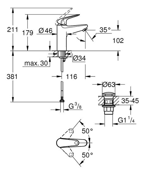 Swift Mitigeur Monocommande Lavabo Taille M GROHE