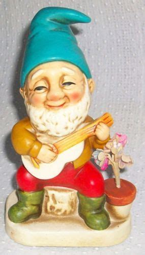 Vintage Gnomes Gnome House Homco Ebay Auction Gnome Garden Vintage