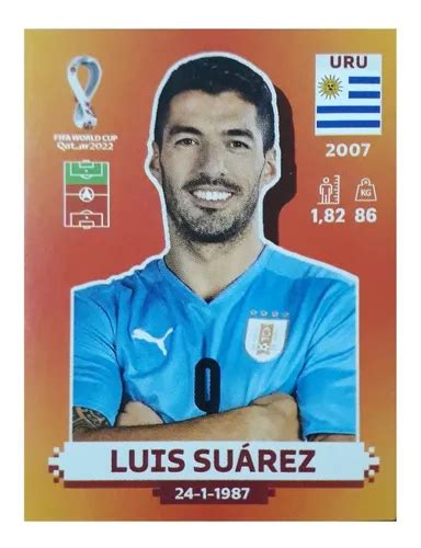 Figurita Suarez Uru Mundial Qatar Original Panini Mercadolibre