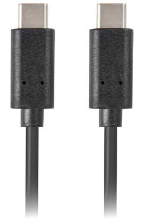 Кабел Lanberg USB Type C към USB Type C CA CMCM 31CU 0018 BK CA CMCM