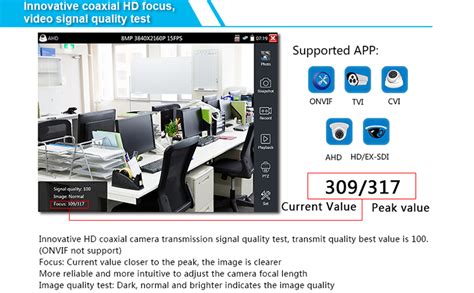 In Cctv Tester Support Upt To K Ip Camera P P Mp Mp