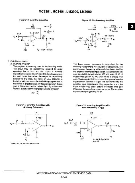 Lm Datasheet Pages Motorola Quad Single Supply Operational