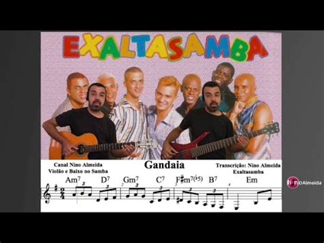 Gandaia Exaltasamba Pagode Viol O Contrabaixo E Partitura Youtube