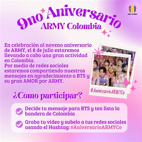 Bts Fondos Army Colombia On Twitter Recordatorio