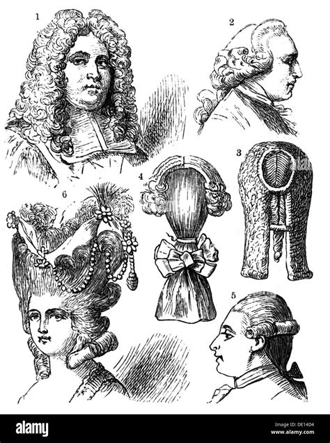 18th Century Men Hairstyle Wavy Haircut