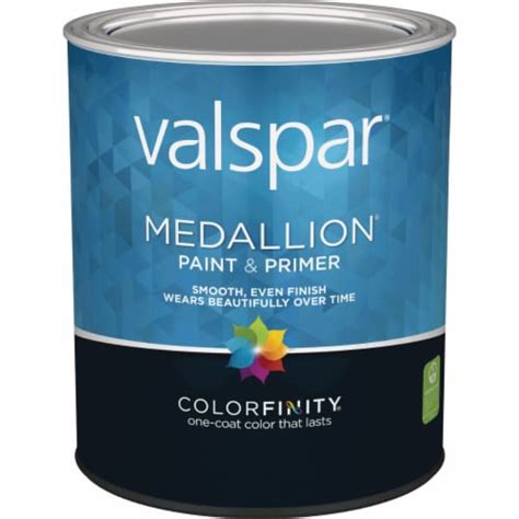 Valspar Medallion Colorfinity White Eggshell Paint Primer 1 Qt