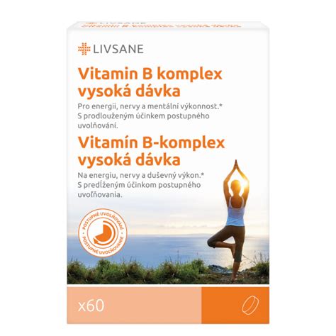 Livsane Vitamin B Komplex Vysok D Vka Ks Benu Cz