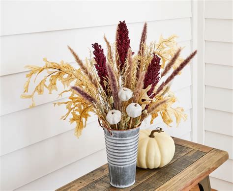 Fall Dried Floral Arrangement Projects Michaels Fall Thanksgiving