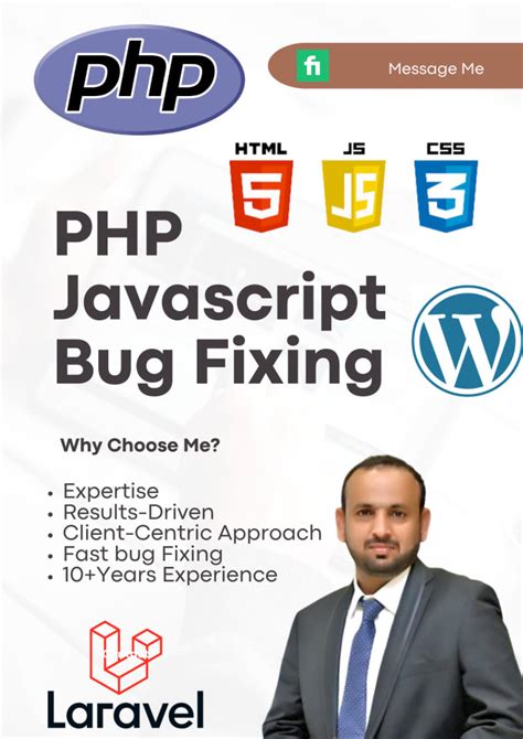 Fix Laravel Issues Wordpress Issues Errors And Bugs In Php Html