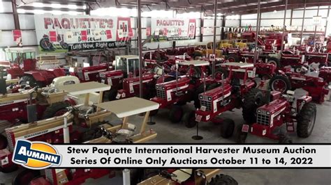 Stew Paquettes International Harvester Museum Auction Bidding Now