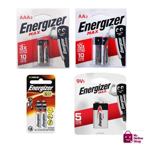 Energizer Max Aaaa Aaa Aa Battery V Pcs Pack Energizer Max V