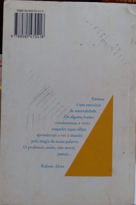 A Alegria De Ensinar / Rubem Alves / Ed Ars Poetica