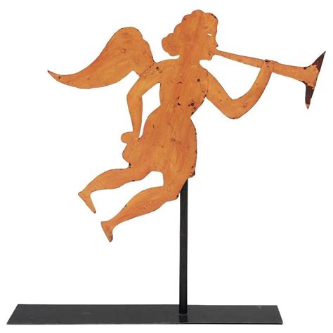 19th Century Silhouette Angel Weathervane At 1stdibs