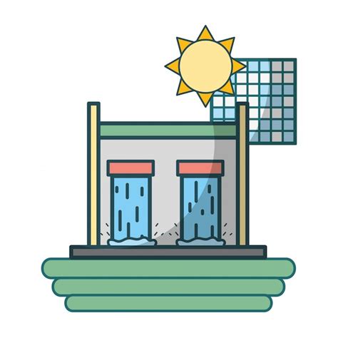 premium vector green energy cartoon