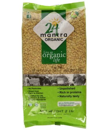 Mantra Organic Split Pigeon Pea Toor Dal Lbs Pound Pack Of