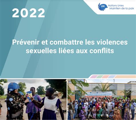 2022 Prévenir et combattre les violences sexuelles liées aux conflits