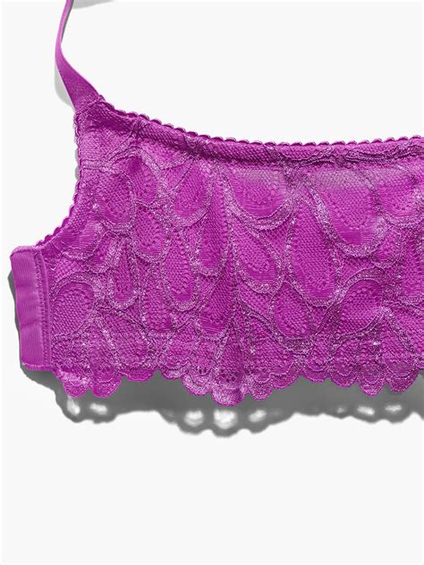 Savage Not Sorry Unlined Lace Balconette Bra In Purple Savage X Fenty