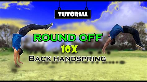 Round Off Back Handspring Backflip Tutorial In Hind Youtube