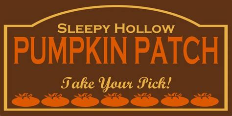 2x4 Halloween Banners Sleepy Hollow Pumpkin Patch | Halloween banner ...