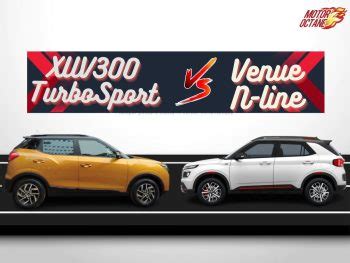 XUV300 TurboSport Vs Venue N Line MotorOctane