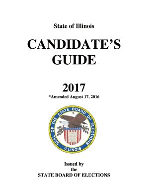 Fillable Online Mcleancountyil State Of Illinois CANDIDATE S GUIDE