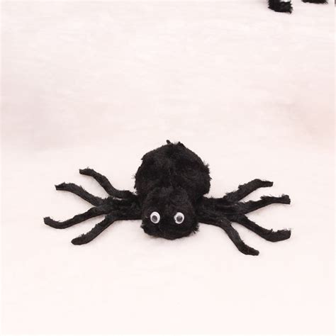 Karlsitek Halloween Hanging Spider Ornament Halloween Realistic Plush