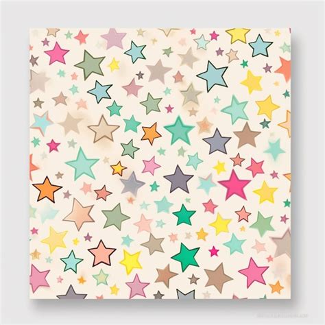 Se muestra un patrón de estrella de colores sobre un fondo blanco