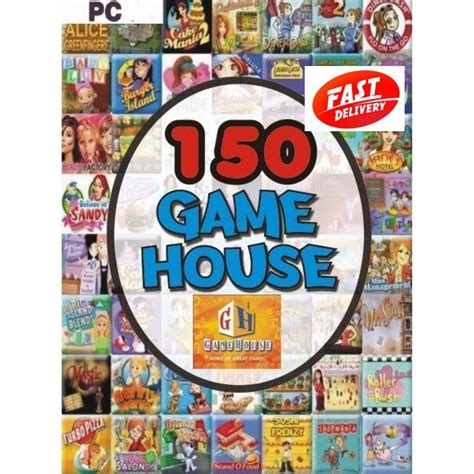 🔥150 Gamehouse Game Collection🔥 Digital Downlaod Pc Games Fast Delivery