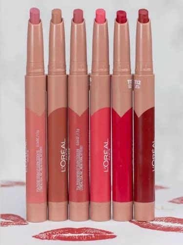 Labiales Infallible Matte Lip Crayón Loréal Original Mercadolibre