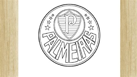 Simbolo Do Palmeiras Para Colorir - Desenhos De Palmeiras Para Colorir Vetores De Desenhado À Mão