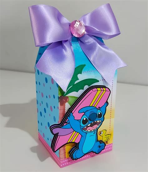 Lembrancinha Caixa Milk Lilo Stitch Elo Produtos Especiais