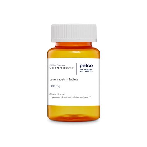 Levetiracetam Tablets 500 Mg 120 Count Petco