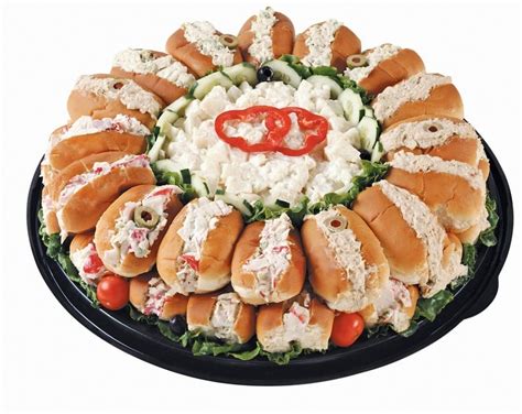 Assorted Sandwich Platter on Black Tray - Prepared Food Photos, Inc.