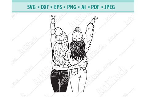 Best Friends Svg Friendship Day Besties Svg Dxf Png Eps | The Best Porn ...