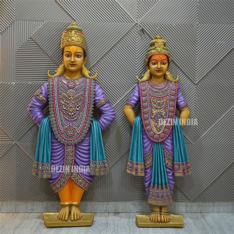 vitthal rukmini wall mural xft xft fiber sculptures  te