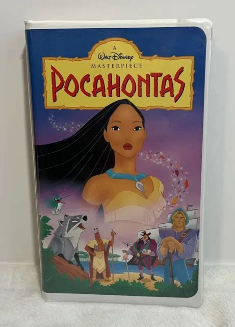 Pocahontas Walt Disney Vhs Masterpiece Collection Movie 1996 Classic