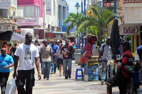 Swan St Pedestrian Shopping Street Bridgetown Barbados