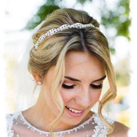 Wedding Headband Rhinestone Bridal Headband Jeweled Headband Crystal