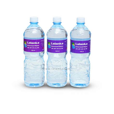 L Deionized Water Bottle Pack Lalanka Group