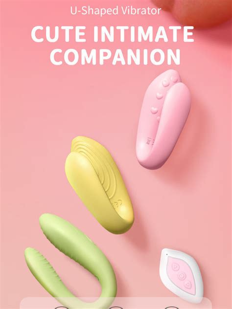 Buy Wholesale China New U Shape Vibrator Double Head Vibrating Massager Silicone Macaron Color