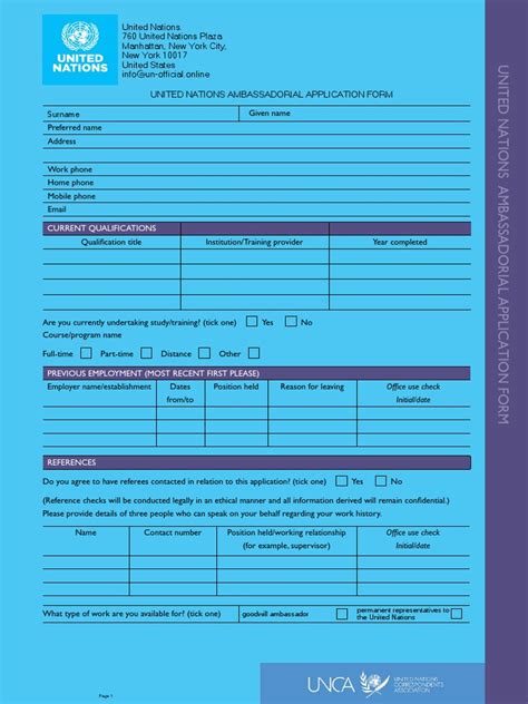 how to become a united nations ambassador