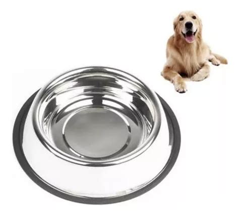 Tazon Plato Alimento Mascota Perro Gato Acero Inoxidable MercadoLibre