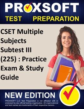 CSET Multiple Subjects Subtest III (225) : Practice Exam & Study Guide