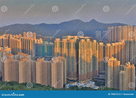 New Town Of Tseung Kwan O 2016 Stock Photo Image Of Asian Mountain