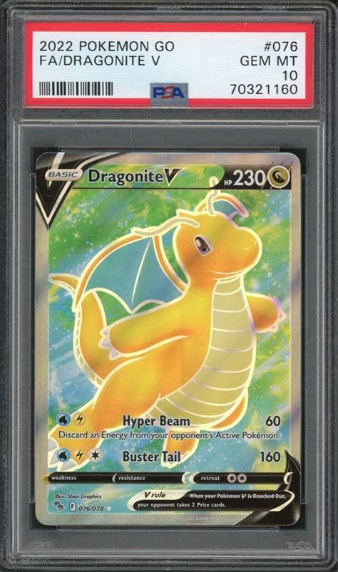 18 Dragonite Alt Art Psa 10 DenverHalim