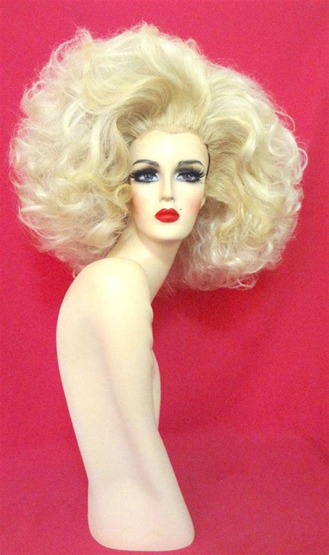 RUPAUL Lady GAGA WIG Lace Front Drag Queen Double Stack Wig - Etsy