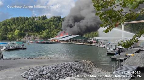 Crews Battle Marina Fire At Dale Hollow Lake YouTube