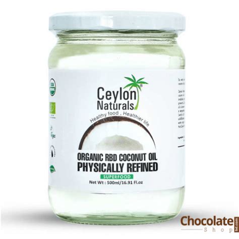 Ceylon Naturals Organic Extra Virgin Coconut Oil 1000ml BD